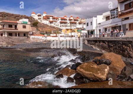 Bord De Mer À La Caleta, Tenerife, Îles Canaries Banque D'Images