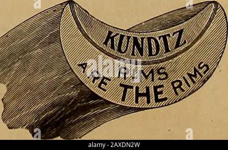 La revue du commerce de la roue et du vélo . Résiste à la pression la plus forte sur tous les autres LaminatedRimas, et garanti absolument. KUNDTZ BENDING WORKS, Cleveland, O. THE A. L. MOORE CO., General agents, Cleveland, New York, Chicago. Mentionnez La Roue. [« 9& CRAWFORDBICYCLES. & *£&* MAKERS: LE CRAWFORD MFG. CO, HAGERSTOWN, MD. Kindlv Mentionne La Roue. SUCCURSALES :NEW YORK, ST. LOUIS. Banque D'Images
