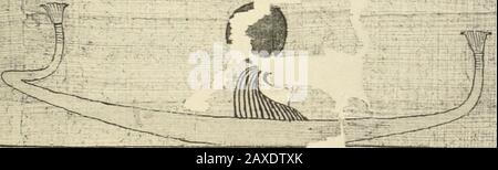 Papyrus funéraires de la XXème dynastie . ^1 Banque D'Images