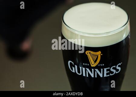 Pinte de Guinness Banque D'Images