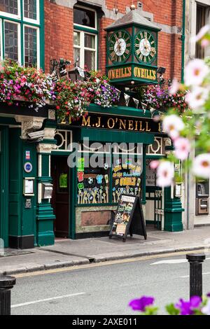 Pub À Dublin Irlande Banque D'Images