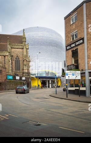 Le bâtiment Selfridges vu de Digbeth, Birmingham Royaume-Uni Banque D'Images