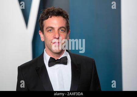 B.J. Novak assiste à la Vanity Fair Oscar Party au Wallis Annenberg Center for the Performing Arts à Beverly Hills, Los Angeles, États-Unis, le 09 février 2020. | utilisation dans le monde entier Banque D'Images