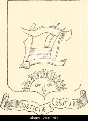 Ascendance et descendants de Deacon David Batchelder de Hampton Falls, N.H., né le 13 janvier 1736, mort le 11 mars 1811 . 3. Tucker—Euth E., 57. VYadleigh—Alice H., 48.Frances M., 47.Helen, 48.Lawrence E., 48.Mabelle L., 47. Weare—Lurana M. E., 70. Bibliothèque PUBLIQUE de Boston 3 9999 06174 382 7 Épouse III* /.(RA/w.,. Bras Du Rév. Stephen Bachiler Préface. En août 1899, une réunion des descendants de Reubenand Moses Batchelder, de Hampton Falls, a eu lieu à la salle de naissance, à Seabrook, et il a été voté pour organiser et maintenir des réunions chaque année. La suggestion qu'une liste de ces descendants soit preparedand publ Banque D'Images