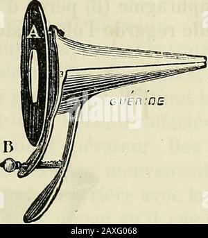 Manuel de médecine générale . Fig. 4^8. Spéculum de Bonnafont. Fig. 4.29. Spéculum de Desarènes. Noncée, quon lobserve chez des jets plus jeunes ; en outre, chez les enfants, le grand diamètre de ellipse une constance inverse de la direction presque parallaèle à celle de lapophyse zygomatique, etconsésememment horizonque, UNE mesure de développement, une constante de développement, une constante de développement Banque D'Images