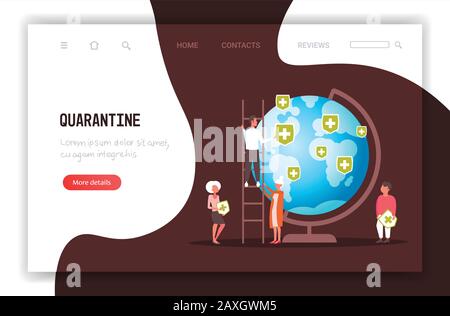 Épidémie de grippe MERS-COV propagation des personnes du monde mettant des épingles de boucliers médicaux de pays avec l'infection de coronavirus wuhan 2019-nCoV pandémie de santé médicale risque horizontal copie spatiale illustration vectorielle Illustration de Vecteur