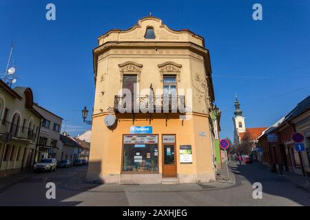 Anciens bâtiments de Komarno, Slovaquie. Banque D'Images