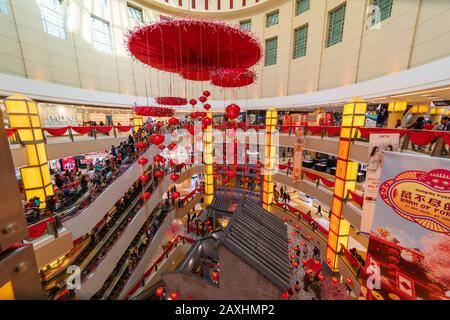 Centre commercial Sunway Pyramid de style égyptien à Sunway, Selangor, Malaisie. Banque D'Images
