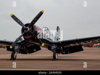 Red Bull Chance Vght F4u-4 Corsair Banque D'Images