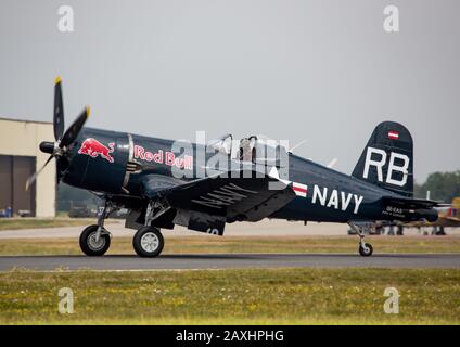 Red Bull Chance Vght F4u-4 Corsair Banque D'Images