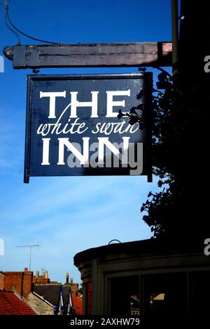 The White Swan Inn, Pickering, Yorkshire Du Nord Banque D'Images