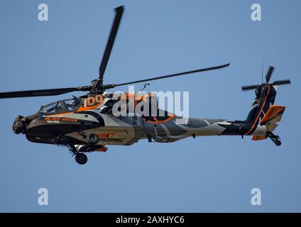 Royal Netherlands Air Force Ah-64 D Apache Demo Team Banque D'Images