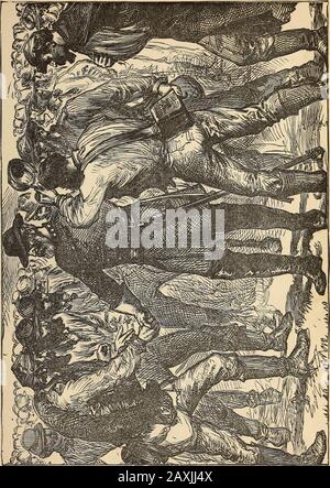 Les garçons de '61; ou, Quatre ans de FightingPersonal observation avec l'armée et la marine, de la première bataille de Bull courir à la chute de Richmond . ils sont responsables du sang qui a été versé. C'était une triste heure pour ce corps de menin gris, portant les étoiles d'une confédération périe. L'intelligence de la capitulation a été communiquée à l'armée toGrants par bulletin. Alors que la nouvelle volait le long des lignes de ce Sabbat matin, le acclamations était prolongée et chanteuse. Pour la première fois en quatre ans, les anciens combattants qui se sont battus dans la boue de la péninsule, qui avaient été battus contre Fredericks Banque D'Images