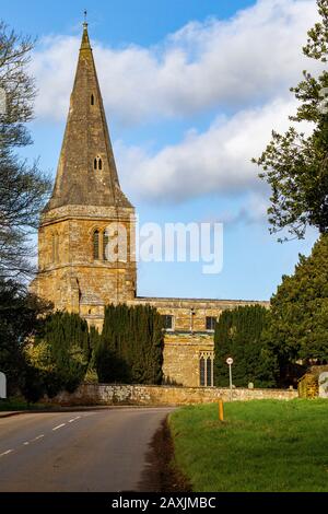 Église St Etheldreda, Guilsborough, Northamptonshire, Angleterre, Royaume-Uni. Banque D'Images