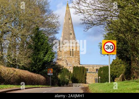 Église St Etheldreda, Guilsborough, Northamptonshire, Angleterre, Royaume-Uni. Banque D'Images