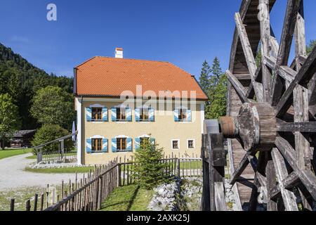 Holzknechtmuseum' À Laubau, Ruhpolding, Alpes De Chiemgau, Chiemgau, Haute-Bavière, Bavière, Allemagne Du Sud, Allemagne, Europe Banque D'Images