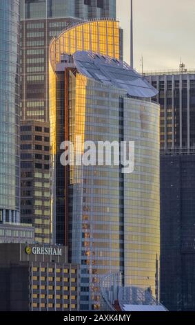 Australie, port de Sydney, horizon, gratte-ciel Banque D'Images