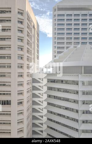 Australie, Brisbane, gratte-ciel, façades, fenêtres Banque D'Images