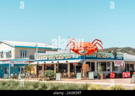 Australie, Sur la route, restaurant en bordure de route Banque D'Images