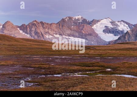 Près De Bonneval-Sur-Arc, Parc National De La Vanoise, Savoie, France Banque D'Images