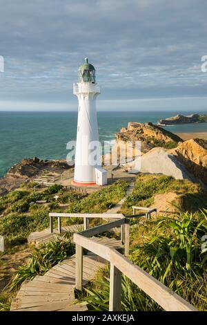 Phare De Castle Point, Wellington, Île Du Nord, Nouvelle-Zélande, Océanie Banque D'Images