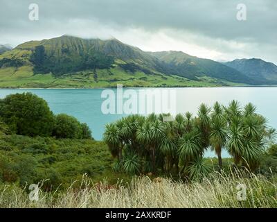 Lac Hawea, Sentinel Peak, Otago, Île Du Sud, Nouvelle-Zélande, Océanie Banque D'Images