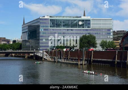 Europe, Allemagne, Hambourg, ville, Deichtor centre à Zollkanal, ZDF studio régional Hambourg Banque D'Images