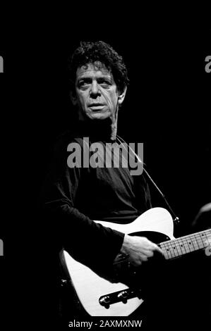 Milan Italie 21/07/2000 , concert live de Lou Reed au parc Idroscalo Banque D'Images