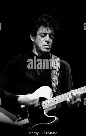 Milan Italie 21/07/2000 , concert live de Lou Reed au parc Idroscalo Banque D'Images