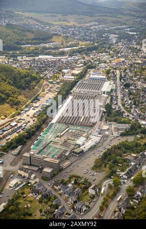 Photos aériennes, SHEPHERD SSI - Fritz Schäfer GmbH, Salchendorf, Neunkirchen, Siegerland, cercle de Siegen-Wittgenstein, Rhénanie-du-Nord-Westphalie, Allemagne Banque D'Images