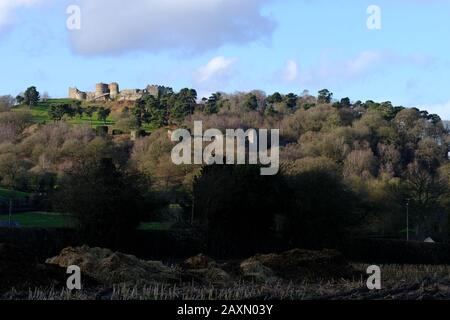 Château de Beeston, pierres, Monument, Crag Rocky, murs-rideaux, Château Royal, Fortification, ruines, Histoire, Beeston, Cheshire Royaume-Uni Banque D'Images