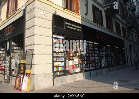 Une librairie à Turin Banque D'Images