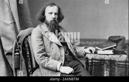 Dmitri MENDELEEV (1834-1907) chimiste et inventeur russe qui a formulé le Code périodique Banque D'Images