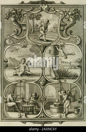 'Güldene Aepfel in silbernen Schalen, das ist, Worte geredet zu seiner Zeit über 400 Sinnbilder von allerley Zeiten und Umständen des menschlichen Lebens zu Beförderung der Erbauung' (1746) Banque D'Images