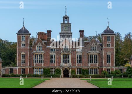 Maison ou manoir majestueux dans le hall de Blickling, au nord de Norfolk, à l'est d'Anglia, au royaume-uni Banque D'Images