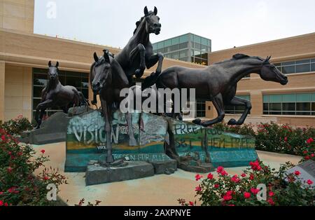 Bibliothèque et musée présidentiels George H. W. Bush. Bryan College Station, Texas, États-Unis. 20 Décembre 2019. Banque D'Images