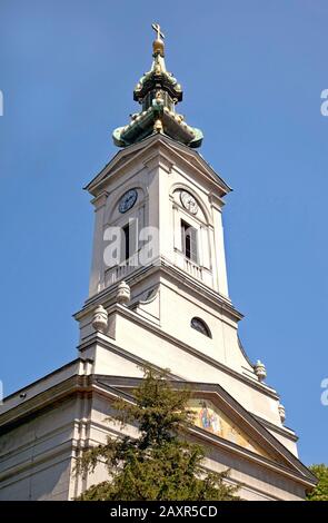 Eglise, Architecture, Belgrade, Serbie Banque D'Images