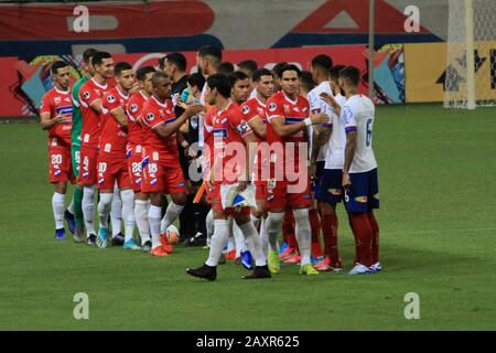 Salvador, Brésil. 12 février 2020. Bahia x Club Nacional, match valable pour la Copa Sudamericana, tenue à Arena Fonte Nova, à Salvador, Bahia. Crédit: Mauro Akiin Nassor/Fotoarena/Alay Live News Banque D'Images