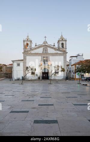 Église Sainte-Marie Igreja De Santa Maria, Lagos, Algarve, District De Faro, Portugal Banque D'Images