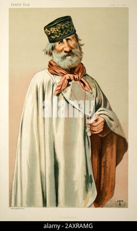 1878 , Paris , FRANCE : le peintre français Théobald CHARTRAN ( 1849 - 1907 ). Les plus célèbres pour ses caricatures (sous pseudo ' T ') en 1878 et 1879 SALON de VANITÉ de magazine britannique . Dans cette photo la caricature du héros italien Risorgimento GIUSEPPE GARIBALDI ( 1807 - 1882 ), pubblica dans le numéro du 15 juin 1878 . - Theobald - ARTS - ARTI VISIVE - ARTE - Francia - PORTRAIT - RITRATTO - HISTOIRE - FOTO STORICHE - CARICAATURISTA - CARICATURISTE - CARICATATURA - illustrazione - illustration -- Archivio GBB Banque D'Images