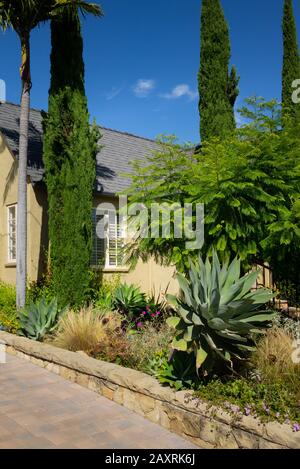 Californie maison agave et d'autres plantation pour l'inspiration de paysage et les idées de design Banque D'Images