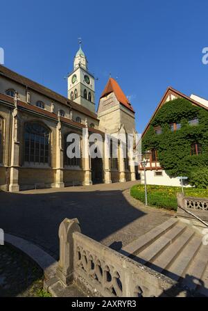 Église Saint-Nicolas À Überlingen, Allemagne Banque D'Images