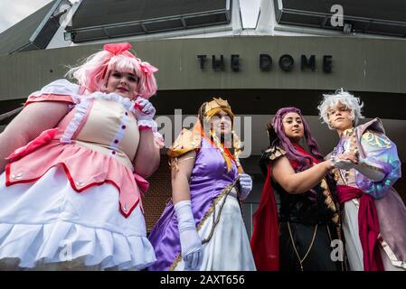 Sydney, Australie 22 juin 2019 : les fans de cosplay rassemblent le Suparanova annuel au parc olympique pour montrer leurs costumes. Banque D'Images