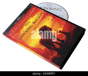 Le film Lion King sur DVD Banque D'Images