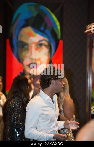 Édimbourg, Royaume-Uni. 27 novembre 2018. Love Island Star - Eyal Booker vu à la fête de la Towie pour LE QUIZ crédit: Colin Fisher/Alay Live News Banque D'Images
