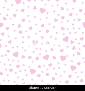 Motif coeurs sans couture. Texture vectorielle répétée. Eps10 Illustration de Vecteur