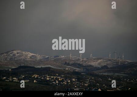 Parc éolien Banque D'Images