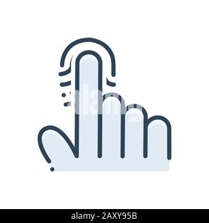 Illustration pour empreinte digitale Illustration de Vecteur