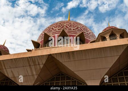 Mosquée Masjid Putra, Putrajaya, Capitale Administrative De La Malaisie, Malaisie Banque D'Images