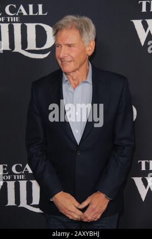 Los Angeles, États-Unis. 13 février 2020. Harrison Ford À La Première Mondiale « The Call Of The Wild » Tenue Au El Capitan Theatre De Los Angeles, Ca, Le 13 Février 2020. Crédit Photo: Joseph Martinez/Picturelux Crédit: Picturelux/The Hollywood Archive/Alay Live News Banque D'Images